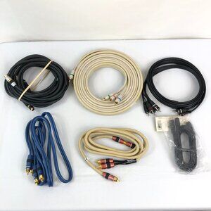 Monster Python and Radio Shack Lot Of 6 Video Audio Cables